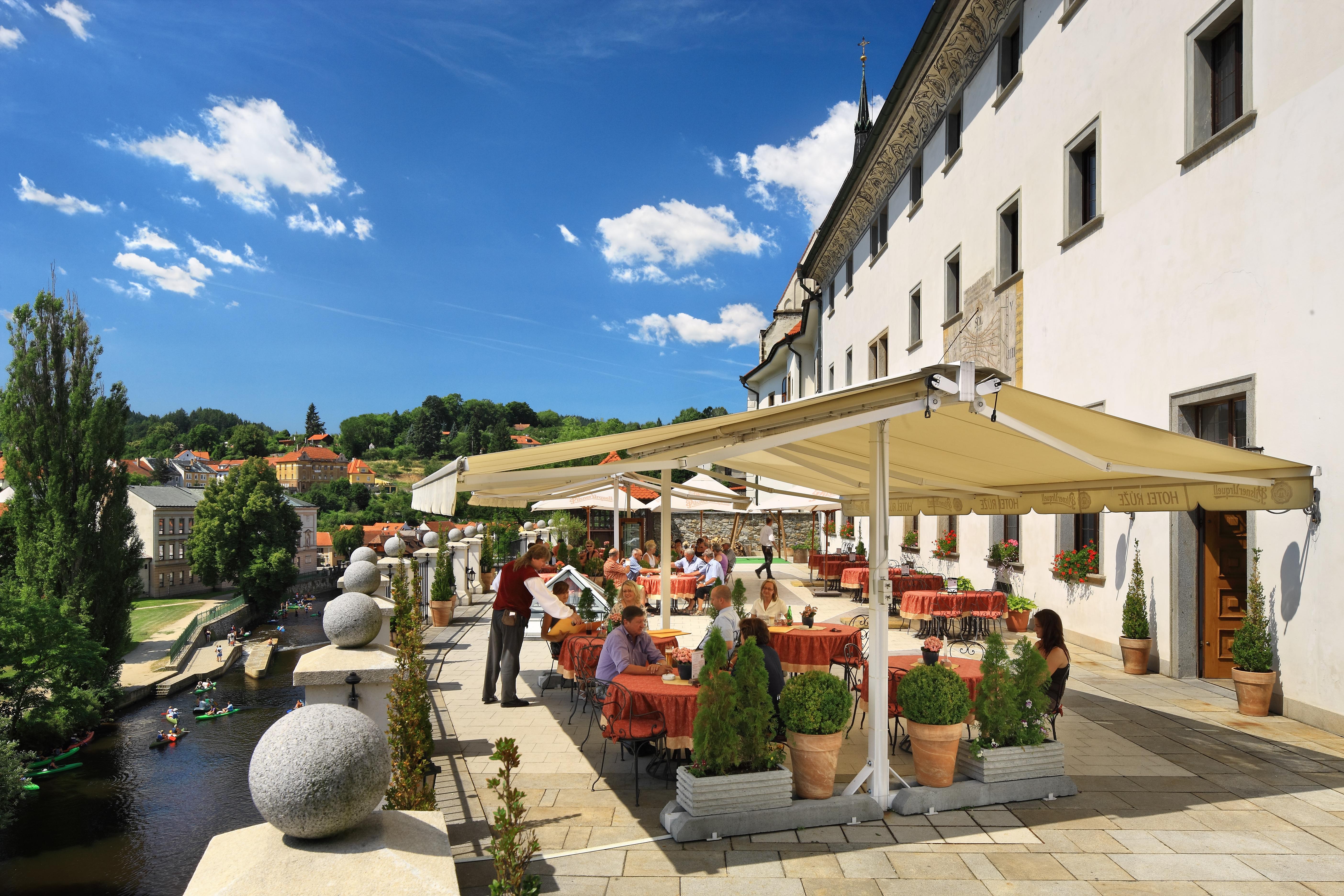 Hotel Ruze Cesky Krumlov Ngoại thất bức ảnh The restaurant