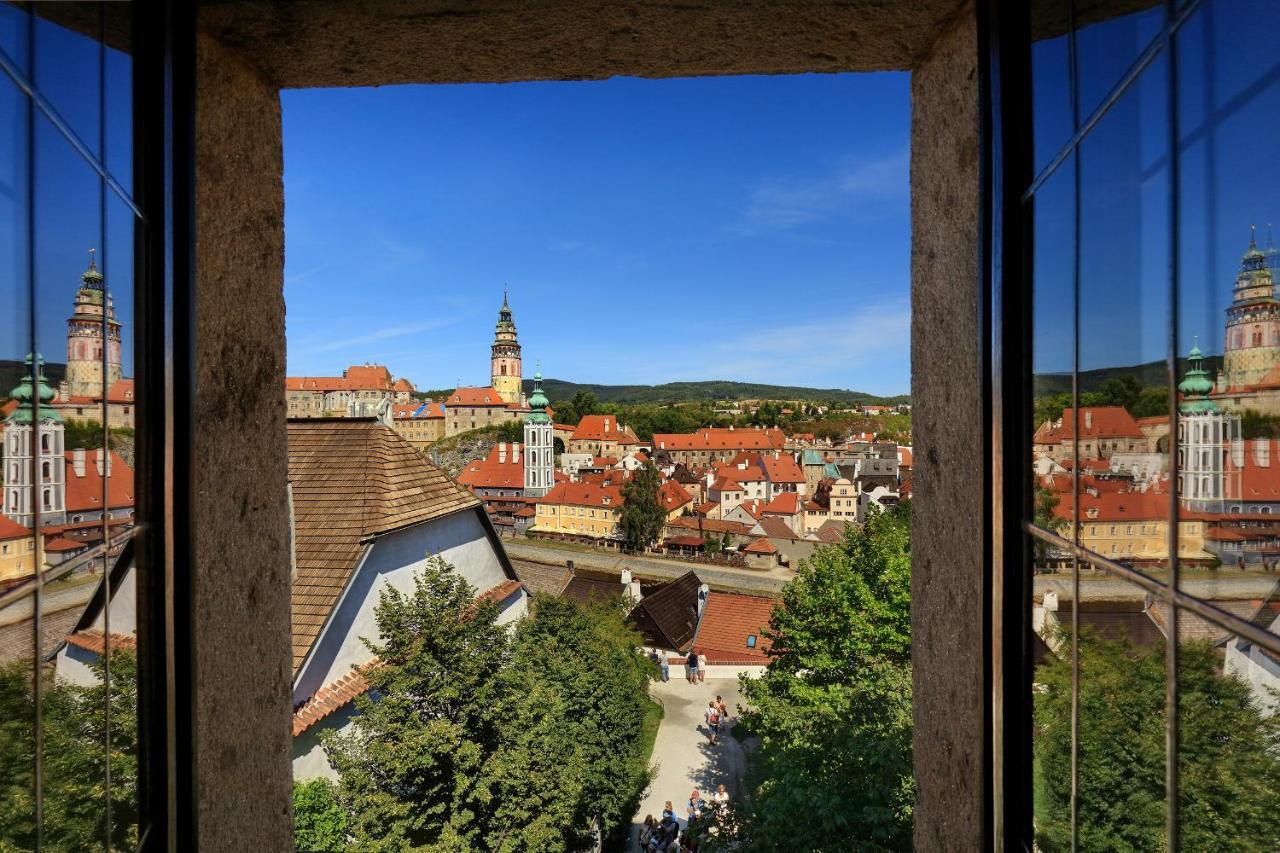Hotel Ruze Cesky Krumlov Ngoại thất bức ảnh View of the old town